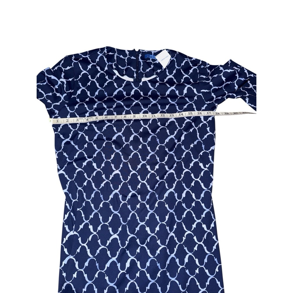 J.Mclaughlin Navy Chambray Mega Palm Spring Women's M Coastal Resort New - Picture 9 of 11